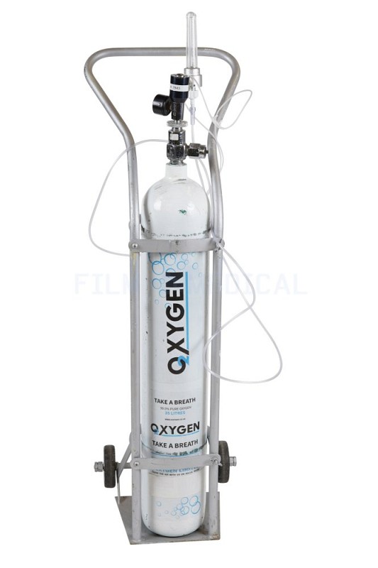Large Oxygen Tank With Stand 